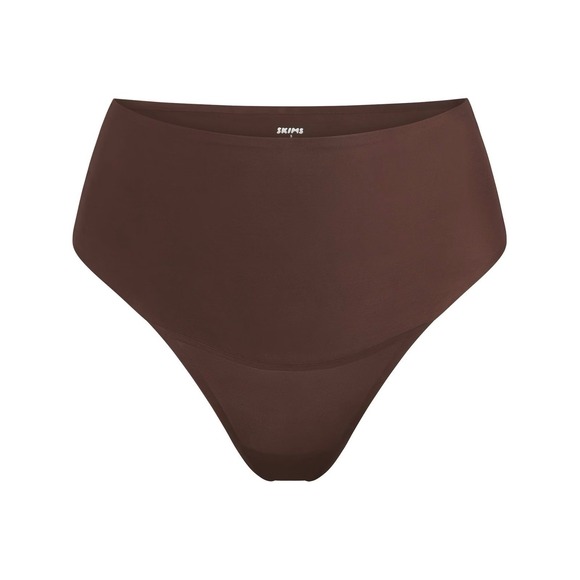 SKIMS Other - Skims Semi High Waisted Thong - Cocoa - NWOT - XS